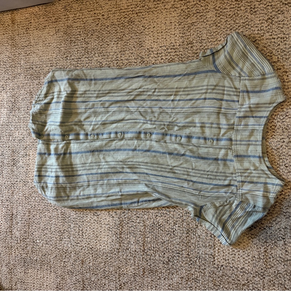 Cloth & Stone Green Striped sleep dress - Picture 4 of 4
